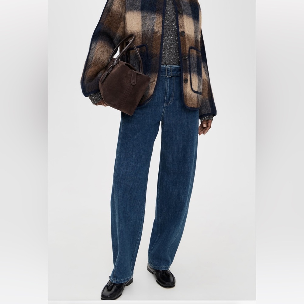 Alex Mill Ninth Street Pant In Crosshatch Denim - Picture 2 of 6